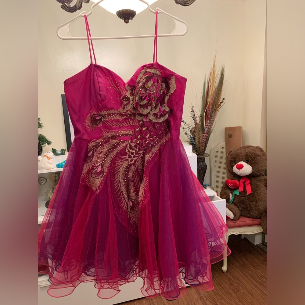 Eva Peacock Dress